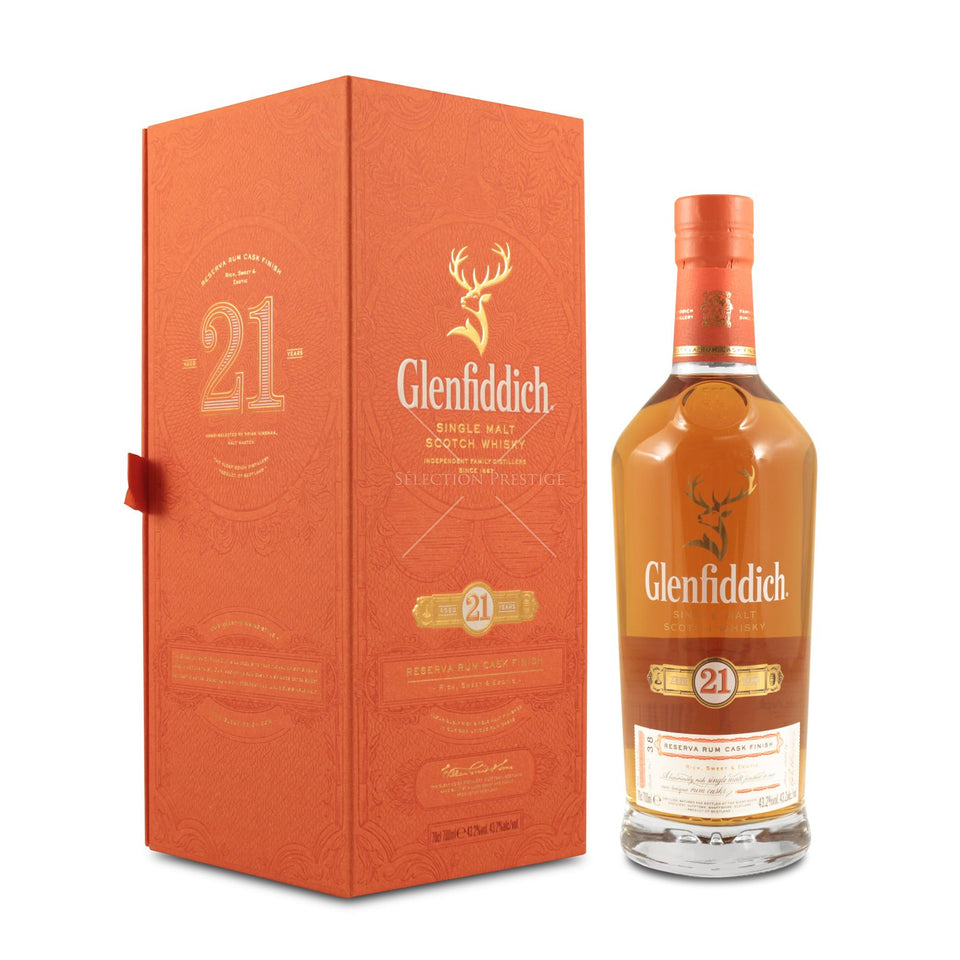 Glenfiddich 21 años Old Reserva Rum Cask Finish 70cl.