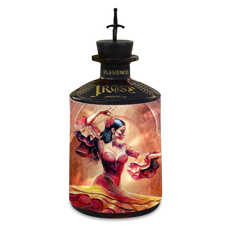 JROSE DRY GIN JR FLAMENCO