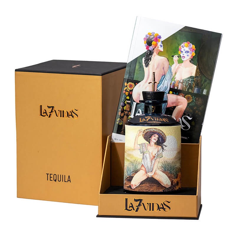 TEQUILA LAS 7 VIDAS REPOSADO MAS COMIC