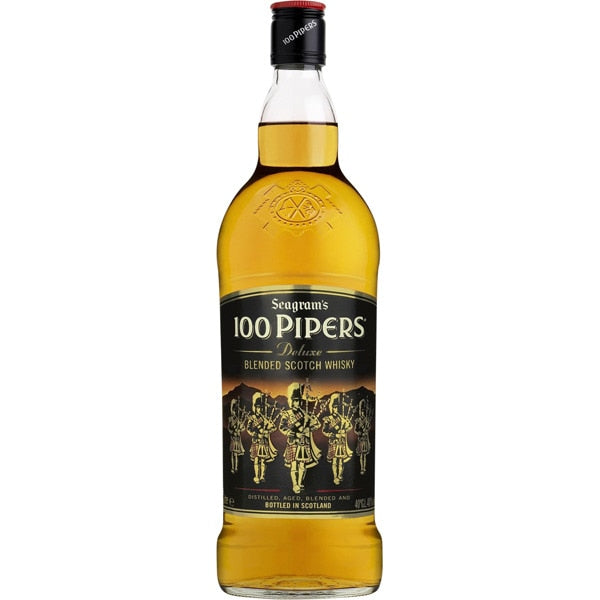 100 Pipers 70cl.