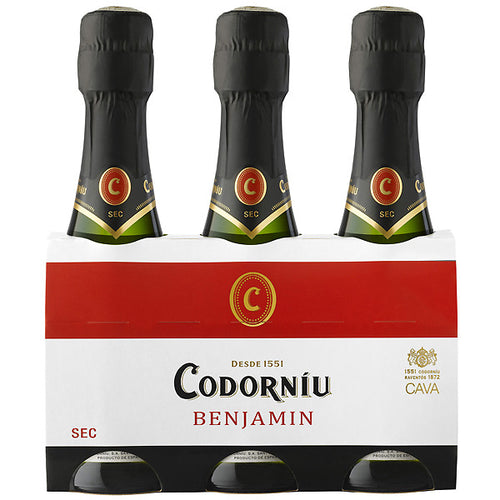 Benjamines Codorniu 1551 - 3 unid. Cava