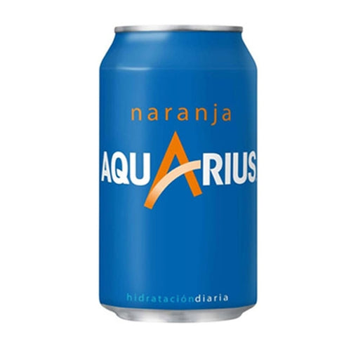 Aquarius Naranja Lata 33cl.  24 Unid.