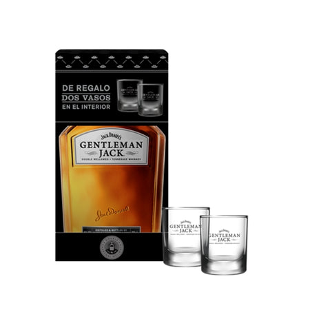 Jack Daniel´s Gentleman Jack 70cl. Pack vasos