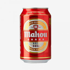 Mahou 5 Estrellas Lata 33cl. Pack 24 Unid.